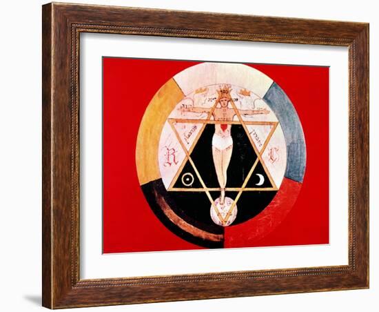 Rosicrucian Symbol of the Hermetic Order of the Golden Dawn-null-Framed Giclee Print