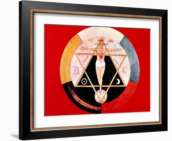 Rosicrucian Symbol of the Hermetic Order of the Golden Dawn-null-Framed Giclee Print