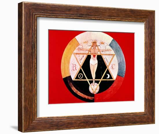 Rosicrucian Symbol of the Hermetic Order of the Golden Dawn-null-Framed Giclee Print