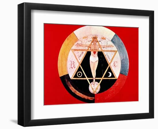 Rosicrucian Symbol of the Hermetic Order of the Golden Dawn-null-Framed Giclee Print