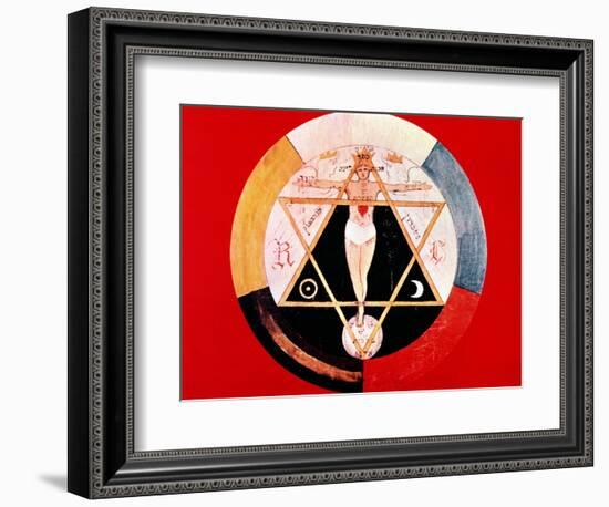 Rosicrucian Symbol of the Hermetic Order of the Golden Dawn-null-Framed Giclee Print