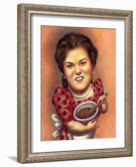 Rosie, 2001 (Acrylic on Illustration Board)-Anita Kunz-Framed Giclee Print