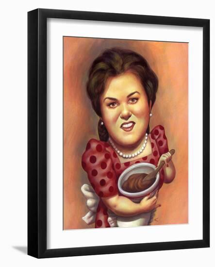 Rosie, 2001 (Acrylic on Illustration Board)-Anita Kunz-Framed Giclee Print