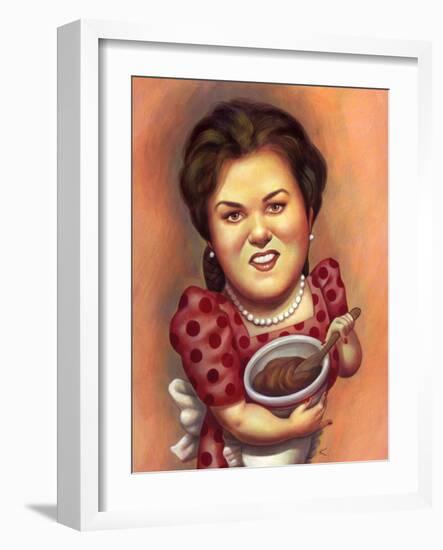 Rosie, 2001 (Acrylic on Illustration Board)-Anita Kunz-Framed Giclee Print