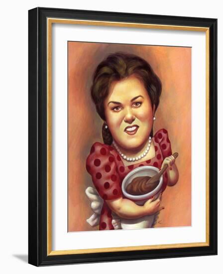 Rosie, 2001 (Acrylic on Illustration Board)-Anita Kunz-Framed Giclee Print