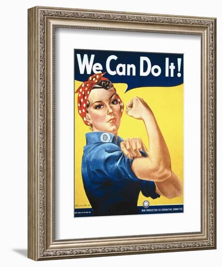 Rosie the Riveter-J Howard Miller-Framed Premium Giclee Print