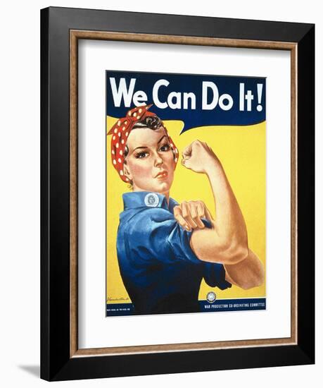 Rosie the Riveter-J Howard Miller-Framed Premium Giclee Print