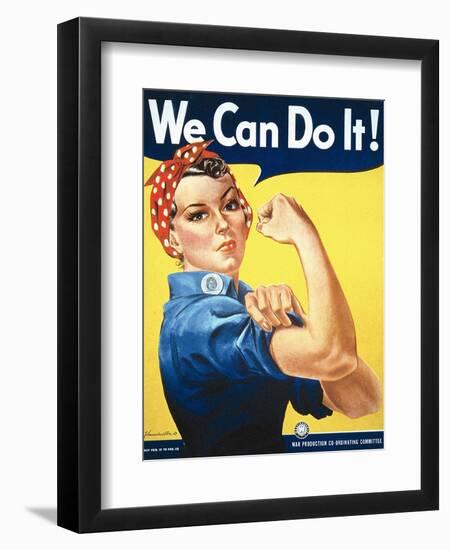 Rosie the Riveter-J Howard Miller-Framed Premium Giclee Print