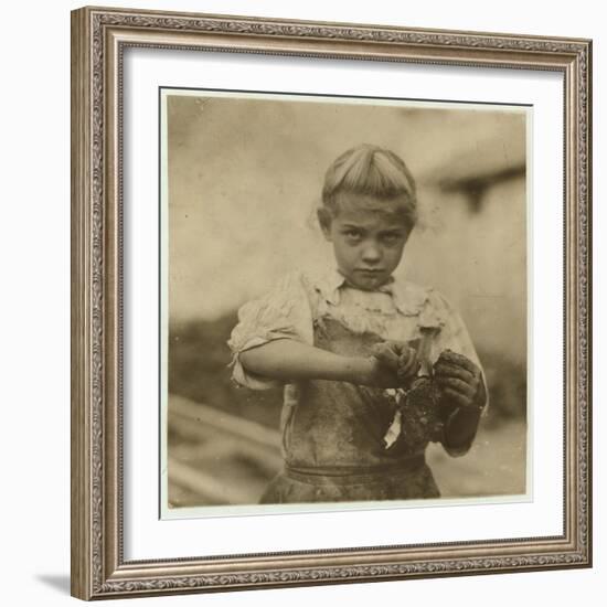 Rosie-Lewis Wickes Hine-Framed Photographic Print