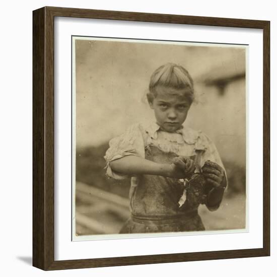 Rosie-Lewis Wickes Hine-Framed Photographic Print