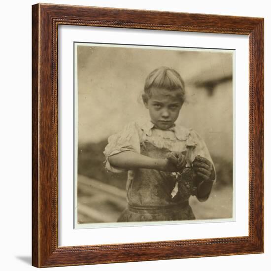 Rosie-Lewis Wickes Hine-Framed Photographic Print