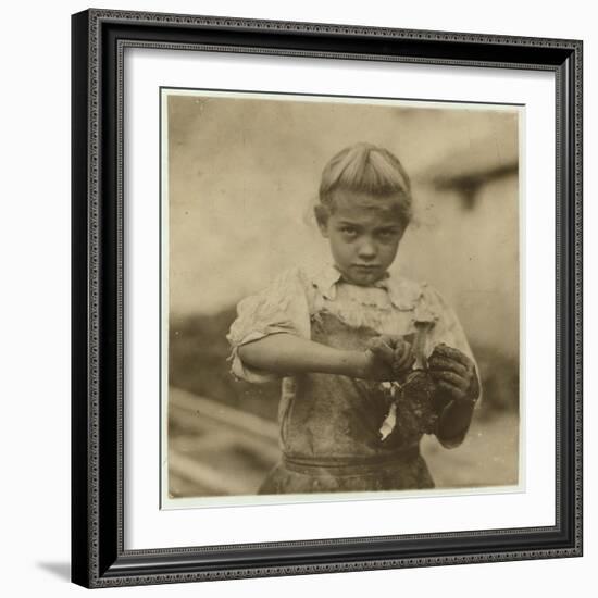 Rosie-Lewis Wickes Hine-Framed Photographic Print