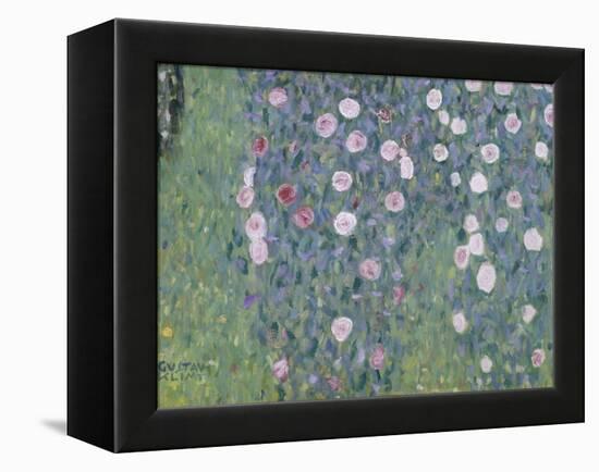 Rosiers sous les arbres-Gustav Klimt-Framed Premier Image Canvas