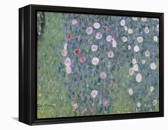 Rosiers sous les arbres-Gustav Klimt-Framed Premier Image Canvas