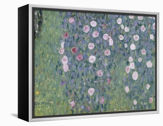 Rosiers sous les arbres-Gustav Klimt-Framed Premier Image Canvas