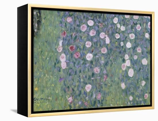 Rosiers sous les arbres-Gustav Klimt-Framed Premier Image Canvas