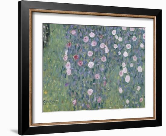 Rosiers sous les arbres-Gustav Klimt-Framed Giclee Print