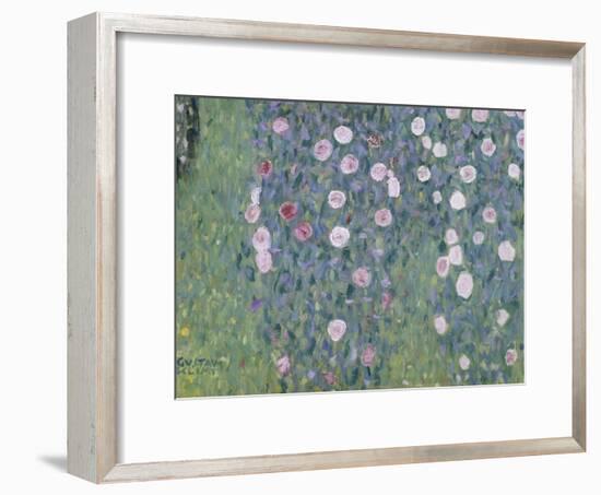 Rosiers sous les arbres-Gustav Klimt-Framed Giclee Print