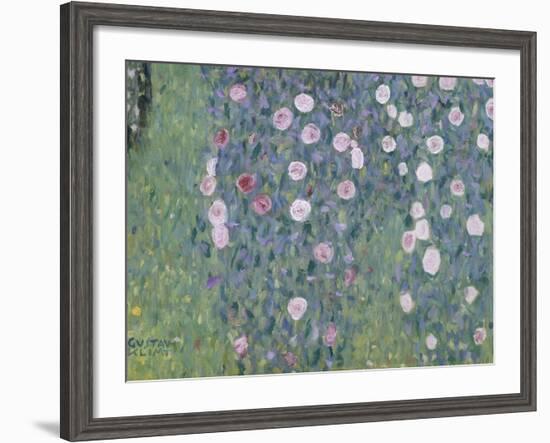 Rosiers sous les arbres-Gustav Klimt-Framed Giclee Print