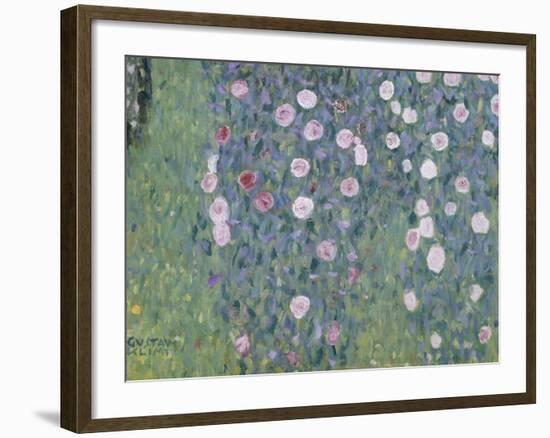 Rosiers sous les arbres-Gustav Klimt-Framed Giclee Print