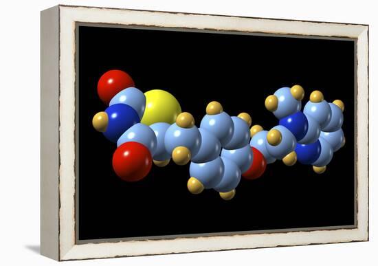 Rosiglitazone Diabetes Drug Molecule-Dr. Mark J.-Framed Premier Image Canvas