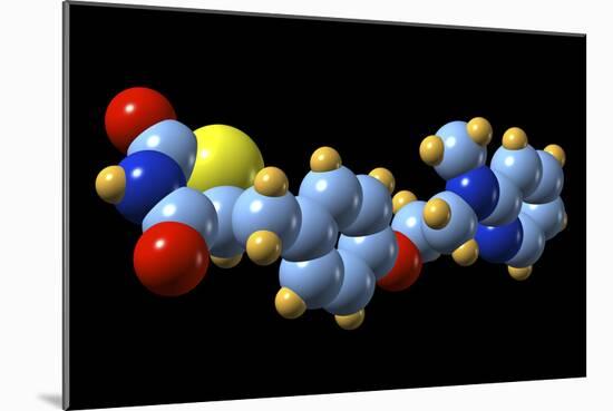 Rosiglitazone Diabetes Drug Molecule-Dr. Mark J.-Mounted Photographic Print