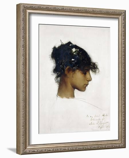 Rosina Ferrara - the Capri Girl, 1878-John Singer Sargent-Framed Giclee Print