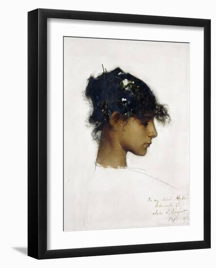 Rosina Ferrara - the Capri Girl, 1878-John Singer Sargent-Framed Giclee Print