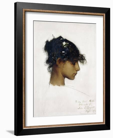 Rosina Ferrara - the Capri Girl, 1878-John Singer Sargent-Framed Giclee Print