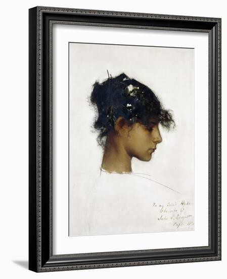 Rosina Ferrara - the Capri Girl, 1878-John Singer Sargent-Framed Giclee Print