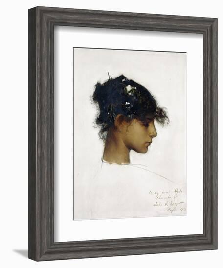 Rosina Ferrara - the Capri Girl, 1878-John Singer Sargent-Framed Giclee Print