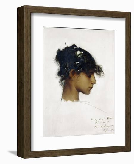 Rosina Ferrara - the Capri Girl, 1878-John Singer Sargent-Framed Giclee Print