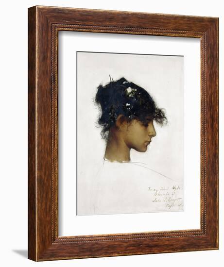 Rosina Ferrara - the Capri Girl, 1878-John Singer Sargent-Framed Giclee Print