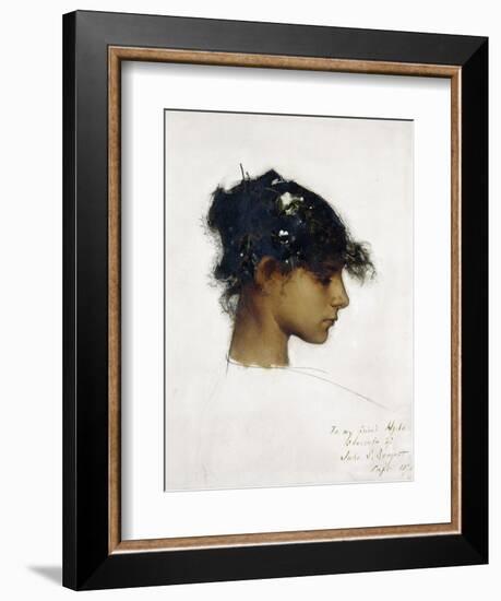 Rosina Ferrara - the Capri Girl, 1878-John Singer Sargent-Framed Giclee Print