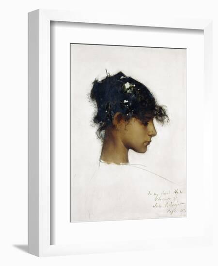 Rosina Ferrara - the Capri Girl, 1878-John Singer Sargent-Framed Giclee Print