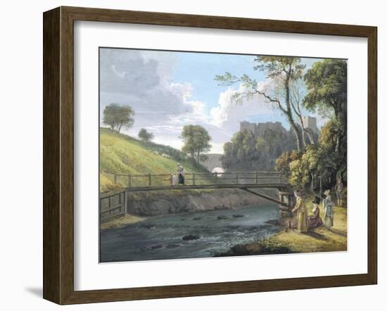 Roslin Castle, Midlothian (W/C and Gouache on Paper)-Paul Sandby-Framed Giclee Print