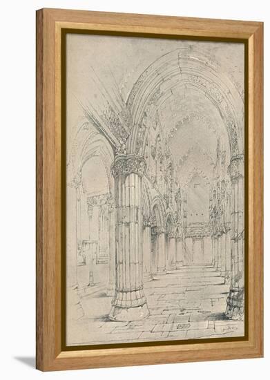 'Roslin Chapel', 1838-John Ruskin-Framed Premier Image Canvas