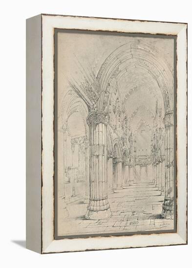 'Roslin Chapel', 1838-John Ruskin-Framed Premier Image Canvas