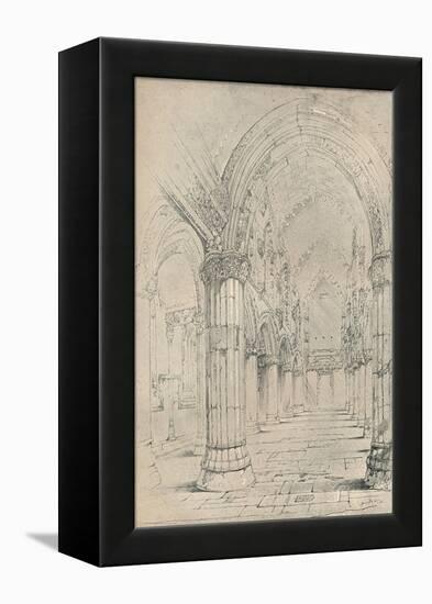 'Roslin Chapel', 1838-John Ruskin-Framed Premier Image Canvas