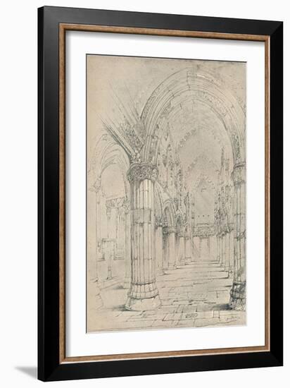 'Roslin Chapel', 1838-John Ruskin-Framed Giclee Print