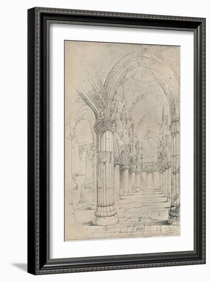 'Roslin Chapel', 1838-John Ruskin-Framed Giclee Print