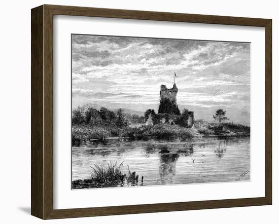 Ross Castle, County Kerry, Ireland, 19th Century-Weber-Framed Giclee Print