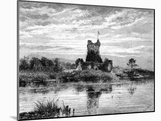 Ross Castle, County Kerry, Ireland, 19th Century-Weber-Mounted Giclee Print