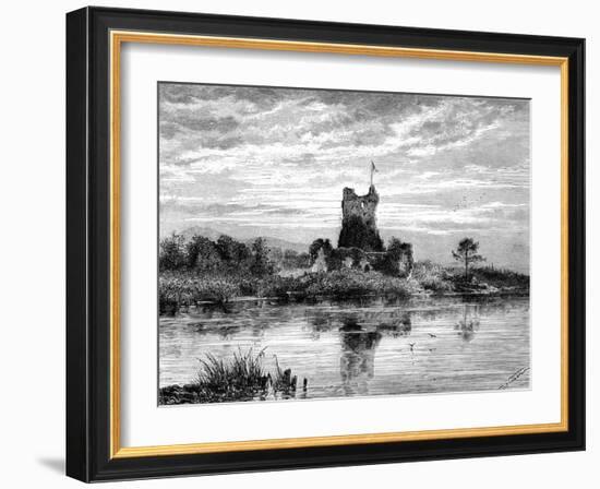 Ross Castle, County Kerry, Ireland, 19th Century-Weber-Framed Giclee Print