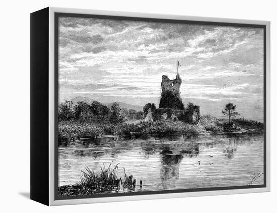 Ross Castle, County Kerry, Ireland, 19th Century-Weber-Framed Premier Image Canvas