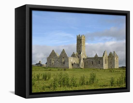 Ross Errilly Franciscan Friary, Near Headford, County Galway, Connacht, Republic of Ireland-Gary Cook-Framed Premier Image Canvas