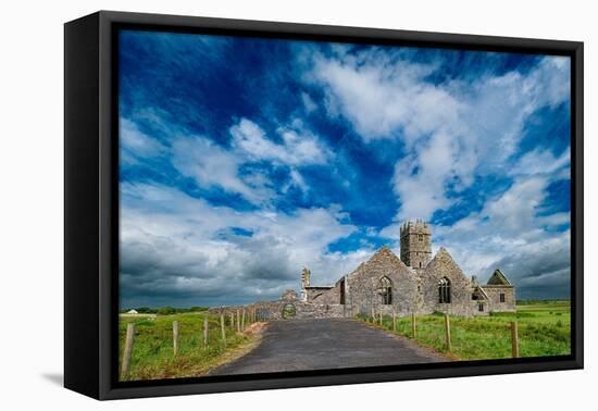 Ross Errily Friary. Located in County Clare, Ireland.-Betty Sederquist-Framed Premier Image Canvas