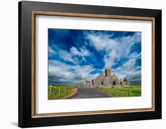 Ross Errily Friary. Located in County Clare, Ireland.-Betty Sederquist-Framed Photographic Print