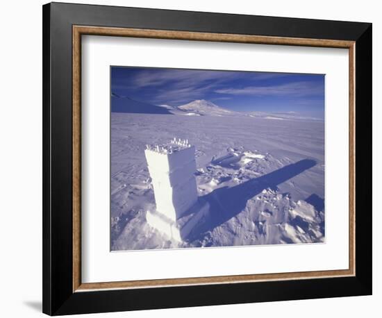 Ross Ice Shelf, Snow School Camp, Antarctica-William Sutton-Framed Photographic Print