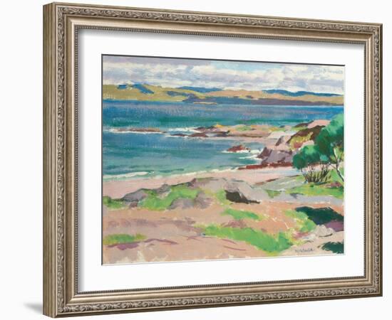 Ross of Mull from Traigh Mhor, Iona-Francis Campbell Boileau Cadell-Framed Giclee Print